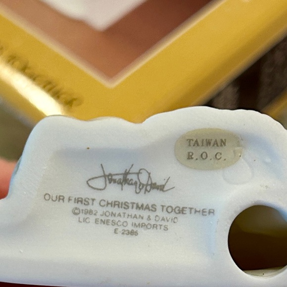 Vintage Enesco 1982 Precious Moments Our First Christmas Together Ornament - Picture 4 of 9